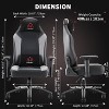 400 lbs Big & Tall Black/Grey Gaming Chair - 3 of 4