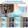 8000Btus Window Air Conditioner, 3-In-1 AC Unit Cooler With Smart App Control & Dehumidifier & 3 Fan Speed & Remote, Cooling Rooms Up to 350 Sq. Ft - 4 of 4