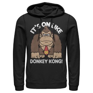 Men's Nintendo Donkey Kong Fist Pump Pull Over Hoodie - 1 of 3