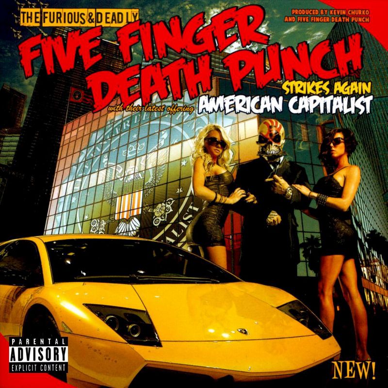 Five Finger Death Punch - American Capitalist (Deluxe Edition) [Explicit Lyrics] (CD), 1 of 2