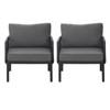 BEAFUP Outdoor Patio Club Chair, Modern Patio Furniture, Waterproof Thick Cushion Deep Seating for Porch, Balcony - 2 of 4