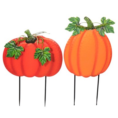 Direct International Home & Garden Assorted Metal Pumpkins - Two ...