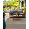 Unique Loom Outdoor Border Collection Area Rug (' " x ' "  ) - 3 of 4