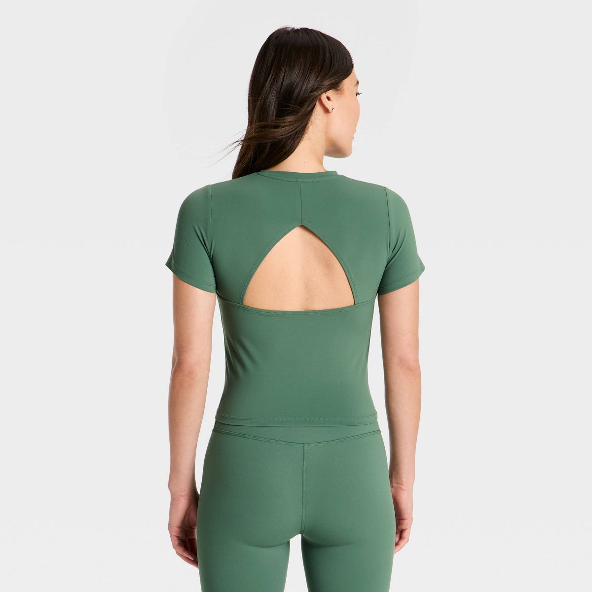 Women's Short Sleeve Everyday Soft Open Back T-Shirt - All In Motion™ - thumbnail 5