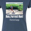 Women's - Forrest Gump - Run Forrest Run Juniors Fitted Graphic T-Shirt - 2 of 3