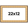 PosterPalooza | Traditional Gold Picture Frame - UV Acrylic, Backing Board, Hanging Hardware Included - 2 of 4