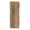 Galano Lavish 5 Drawer 29.6 in. Wide Chest of Drawer in Dusty Gray Oak, Knotty Oak - 4 of 4