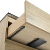 SEVOBAL Bathroom Storage Cabinets Wall Mounted Vanity With Black Sink And Soft Close Drawers for Modern Homes, Beige, 24"*18.3"*20.5" - 4 of 4