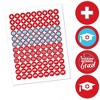 Big Dot of Happiness Nurse Graduation - Medical Nursing Graduation Party Round Candy Sticker Favors - Labels Fits Chocolate Candy (1 sheet of 108) - 2 of 4