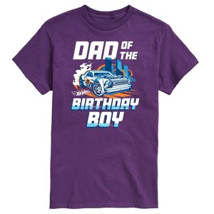 Men's - Hot Wheels - Dad Of Birthday Boy Short Sleeve Graphic T-Shirt - 1 of 3