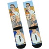 King Of The Hill Socks Men's Hank Dale Jeff Character Design Sublimated Mid Calf Crew Socks 1 Pair Fits Shoe Size 8-12 Multicolored - 4 of 4