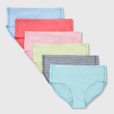 Hanes Toddler Girls' 6pk Microfiber Briefs
