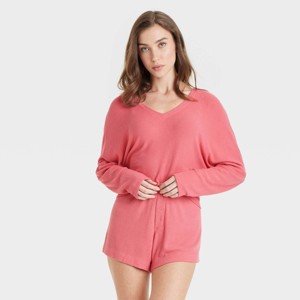 Women's Cozy Ribbed Pullover - Auden™ - 1 of 4