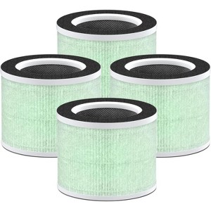Nispira True HEPA Carbon Replacement Filter for RENPHO RP-AP088 Air purifier RP-AP088W/RP-AP088B RP-AP088-F2 4 Stage Filtration System, 4 Packs - 1 of 4