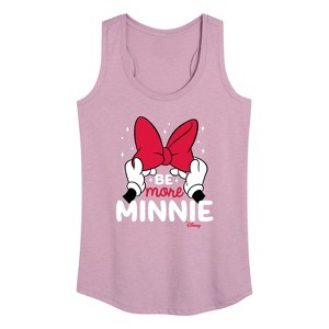 Women's - Disney - Be More Minnie Graphic Racerback Tank - 1 of 4