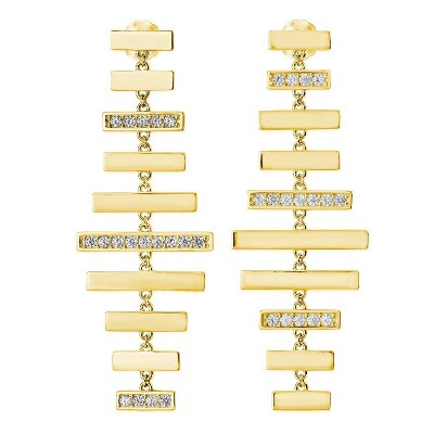 Lucy Quartermaine - Wind Chime Earrings in Gold Vermeil