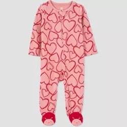 Carter's Just One You® Baby Girls' Heart Ladybug Footed Pajama - Pink