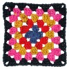 Red Heart All in One Granny Square Yarn 24 Pack-Scarlet Sands - 3 of 4