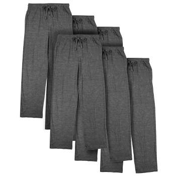 Men's 6pk Graphite Heather & Black Sleep Pajama Pants -xxl : Target