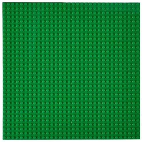 Strictly Briks Large Classic Stackable Baseplates, For Building Bricks, Bases for Tables, Mats, and More, Green, 1 Piece, 10x10 Inches - image 1 of 4