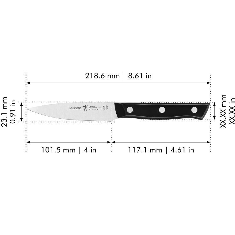 Henckels Dynamic 4-inch Paring Knife, 3 of 4