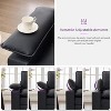 TYBOATLE 122" Leather Sectional Sofa Set, Comfy Modular Couch with Chairs, Deep Seat & Adjustable Armrest for Living Room, Apartment, Office, Studio - 4 of 4