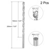 Unique Bargains High Speed Steel Extal Long Twist Jobber Drill Bits 2 Pcs - 2 of 3