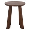 Zoro Round Stool - STL3700 - Brown - Safavieh - 4 of 4