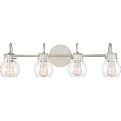 Quoizel Lighting Andrews 4 - Light Vanity in  Antique Nickel