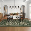 Modern Pastoral Snake Print Area Rug Machine Washable Low Pile Non Slip Non Shedding Stain-Resistant Floor Carpet for Living Room Bedroom Kitchen - 3 of 4