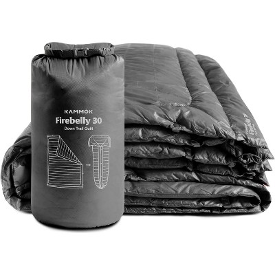 Kammok Firebelly 30°F Trail Camping Blanket | Down-Filled, Convertible and Wearable Sleeping Bag, Hammock Quilt, Compact For Backpacking