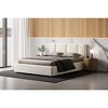 Omax Decor,Venice Upholstered Platform Queen Bed in Cream Beige Boucle Fabric - 4 of 4