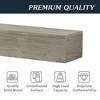 Lycvki 72" Rustic Wood Decorative Wall-Mounted Shelf Fireplace Mantel - 4 of 4
