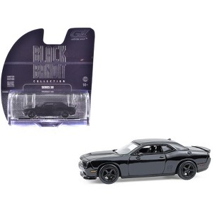 2016 Dodge Challenger R/T Hemi Black "Black Bandit" Series 30 1/64 Diecast Model Car by Greenlight - 1 of 3