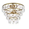 Elegant Lighting Ella 14 inch flush mount in brass - 3 of 4