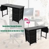 CAVINAS Home Office Desk Morden Computer Desk with 3 Drawers, Side Storage Pocket for Study and Work - 3 of 4