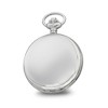 Black Bow Jewelry Charles Hubert Chrome Finish Blue Dial Quartz Pocket Watch - 2 of 4