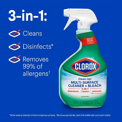 Clorox Clean-Up Cleaner Refill - 64 fl oz: Multi-Surface, Original Scent, Liquid Form