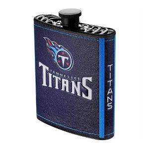 NFL 2pc Flask with Funnel, 7oz, Tennessee Titans - 1 of 1