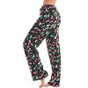 Just Love Womens Christmas Print Knit Jersey Pajama Pants - Winter Cotton PJs - 2 of 3