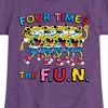 Girls' - SpongeBob SquarePants - Four Times The Fun Fitted Short Sleeve Graphic T-Shirt - 2 of 4