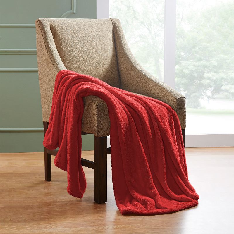 Cozy and Warm Microfiber Fleece Blanket - Blue Nile Mills, 3 of 5