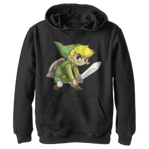 Boy's Nintendo Legend of Zelda Spirit Tracks Link Pull Over Hoodie - 1 of 3