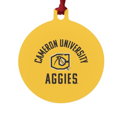 Cameron University Aggies Logo Aluminum Holiday Christmas Tree Ornament
