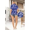 LA LEELA Button Down Shirt for Women Casual Summer Beach Party Colorful Shirt Hawaiian TShirts Short Sleeve Vacation Colorful for Women - 2 of 4
