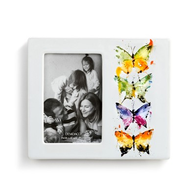 DEMDACO Four Butterflies Ceramic Frame