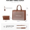 Laptop Tote Bag for Women, Office Work Bag Briefcase fit for 15.6 inch Laptop - 3 of 4
