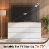 GALAXHERO 9-Drawer Dresser, Modern Wood Chest with Metal Handles, TV Stand for 75" TV, Storage Organizer for Bedroom, Living Room, Office - 3 of 4