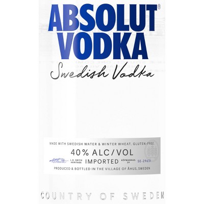 Absolut Vodka - 750ml Bottle