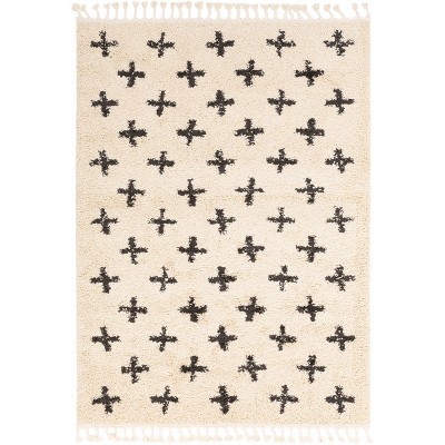 Griddle Shag Global Rug Cream - Artistic Weavers